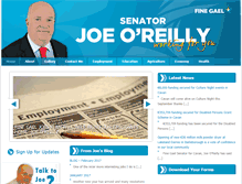 Tablet Screenshot of joeoreilly.ie